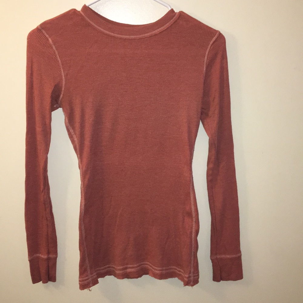 Burnt orange long sleeve